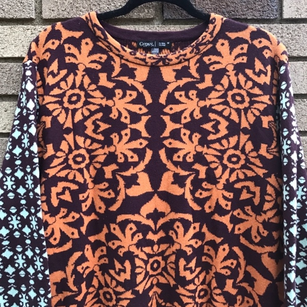 Gypsy 05 Global Village Print Sweater Dress